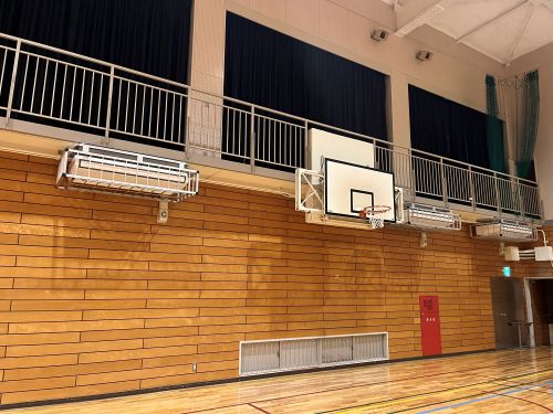 鵜沼中学校体育館空調設備整備